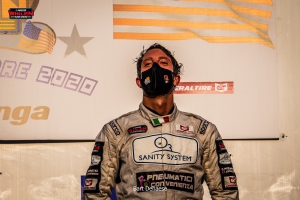 Nicholas Risitano subito sul podio dell'EuroNASCAR 2 a Vallelunga