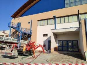 Montesilvano. Riqualificazione esterno PalaRoma.