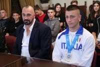 Kickboxing. Alessandro Caputo ricevuto dal Sindaco di Pescara