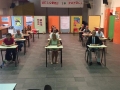 Il presidente della provincia dietro i banchi di scuola