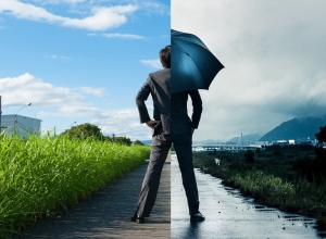 Capodanno con sole e pioggia