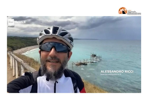 Borracce di poesia a Pedala Italia su Rainews