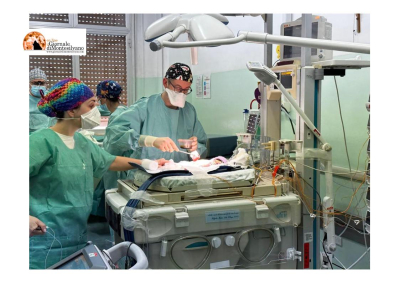 Pescara/UOC. Intervento chirurgico delicato su neonata di 650 grammi