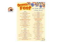 Omnia Fest di Sante Marie: 50 eventi tra cultura, sport, tradizioni ed enogastronomia