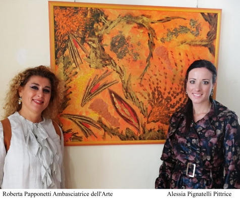 Alessia Pignatelli alla Biennale Internazionale di Pescara