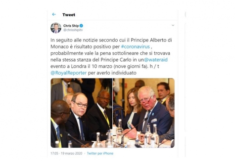 Incontro tra Carlo e Alberto il 10 marzo a Londra