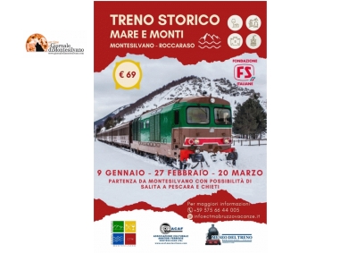 Montesilvano/treno storico, bella iniziativa: 69 euro a persona.
