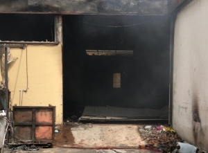 Teramo incendio nella notte.