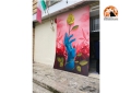 Pescara. “Nemmeno con un fiore” murales contro il femminicidio