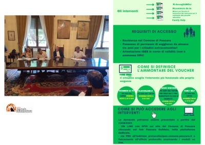 Pescara. Arrivano i voucher fino a 475 euro.
