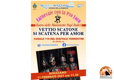 Carnevale con il teatro delle marionette