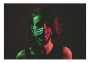 Mascherina in tessuto di cotone