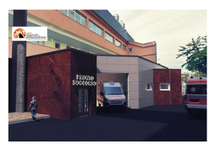    Rendering del progetto del nuovo ingresso del Pronto soccorso dell'ospedale di Chieti