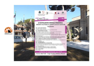 Il corpo ferito delle donne: forum a Pescara sulle mutilazioni genitali