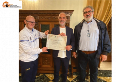 Pescara. Premiato in Comune il campione sportivo Francesco Leocata