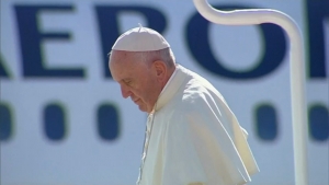 Luce laser contro l'aereo del Papa in Messico, nessun danno