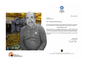 FIAF premia Gianni Iovacchini con l'onorificenza di Artista Fotografo Italiano (AFI)