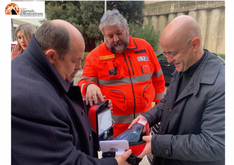 Strade sicure, l’Ordine degli infermieri dona primo defibrillatore ai tassisti della provincia di Chieti