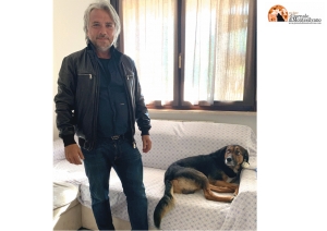 Letterius con il suo amico a 4 zampe