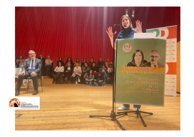 Elly Schlein all’Aquila a sostegno di Luciano D’Amico: “Siete di ispirazione, da voi speranza ed entusiasmo”
