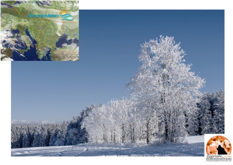 Neve sui 1000-1300 metri. Giù le temperature.