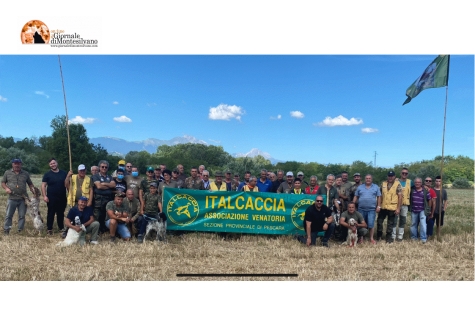 Città Sant'Angelo. Seconda prova di caccia pratica su starne liberate (senza abbattimento)