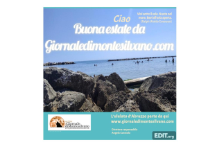 Buona estate, GiornalediMontesilvano.com torna tra qualche giorno.