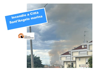 foto della colonna di fumo.