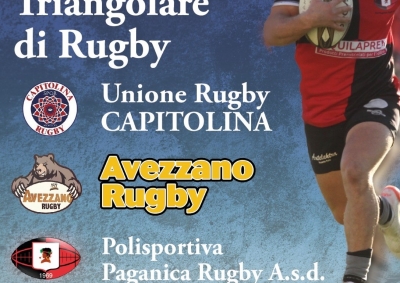 Paganica, torneo Vas, triangolare di rugby