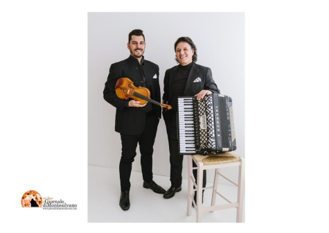 Gennaro Spinelli e il compositore Santino Spinelli
