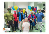 Pescara/ospedale. Supereroi del Cinema incontrano i bambini supereroi