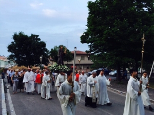 La famosa processione dedicata a Sant'Antonio