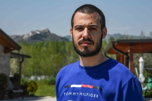 Il giovane sindaco Vincenzo D'Ercole