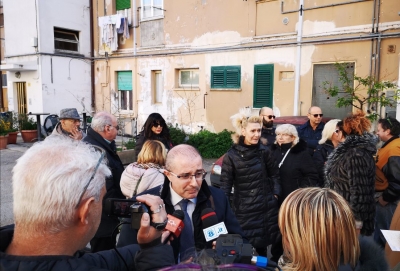 Pescara.Rancitelli. Pettinari:  "Disabili e anziani costretti a vivere in tuguri"