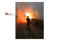 Abruzzo, lotta agli incendi boschivi: presidio a Popoli.