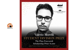 Montesilvano, giovane lirico vince concorso lirico a New York