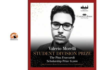 Montesilvano, giovane lirico vince concorso lirico a New York
