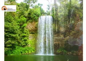 "Una cascata d'acqua  è fonte di energia anche per una persona"
