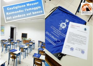Castiglione Messer Raimondo, il delicato pensiero sul banco del Sindaco per ogni alunno