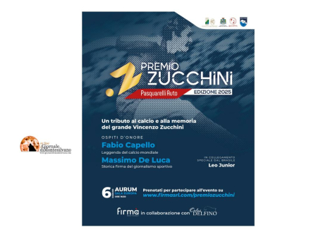 Pescara, con Fabio Capello e Massimo De Luca tutto pronto per il primo Premio Zucchini