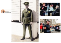 Foto1: il “Private First Class” della “Marine Corps Reserve” Joseph Francis “Joe” Boschetti; Foto2 e 3: gli onori militari riservati a Joseph Francis “Joe” Boschetti. 