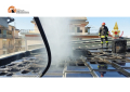 Pescara, a fuoco pannelli fotovoltaici in via Tirino.