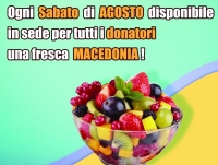 Avis offre macedonia ai donatori di sangue