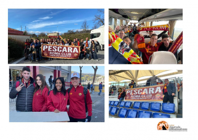 immagini in tempo reale della partenza e arrivo a Roma.