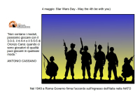4 maggio: triplice alleanza, NATO e fase due Covid