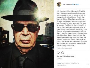 Morto Richard Harrison, 'il vecchio' di Affari di famiglia