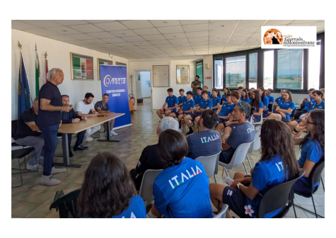 Montesilvano: Nazionale Pattinaggio Corsa ospite oggi in Comune in vista del prossimo Mondiale in Cina.