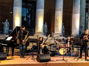 Pescarajazz Ensemble concerto nel cortile della pigna ai musei vaticani