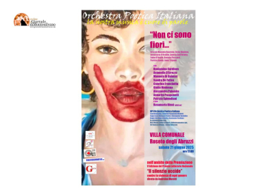 OPI/Orchestra Poetica Italiana “Non ci sono fiori” contro la violenza di ogni genere
