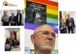 Gabriele Di Camillo. Copie dell'orsetto Bruno donate a Papa Bergoglio e Zelensky.